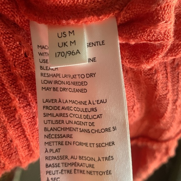 Anthropologie Maeve Cowl neck Sweater Ruffles Soft Oversized Medium Large - Picture 8 of 8